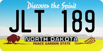 ND license plate JLT189