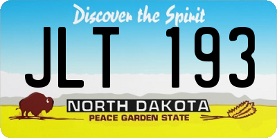 ND license plate JLT193
