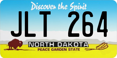 ND license plate JLT264