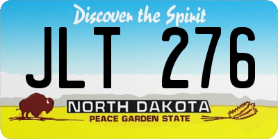 ND license plate JLT276