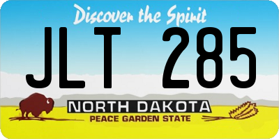 ND license plate JLT285