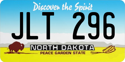 ND license plate JLT296