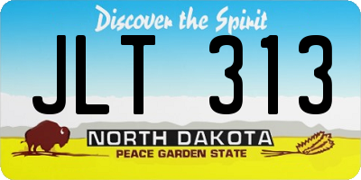 ND license plate JLT313