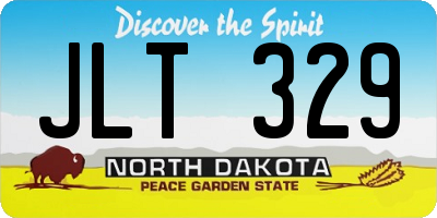 ND license plate JLT329