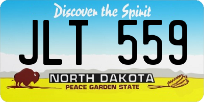 ND license plate JLT559