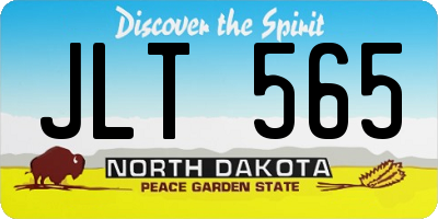 ND license plate JLT565