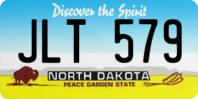 ND license plate JLT579