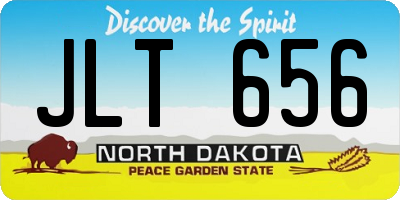 ND license plate JLT656