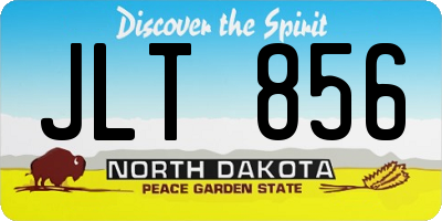 ND license plate JLT856