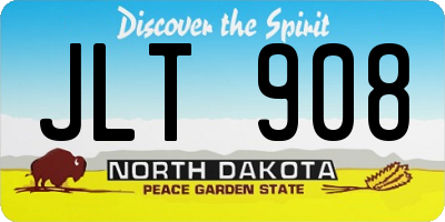 ND license plate JLT908
