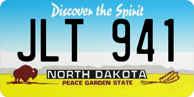 ND license plate JLT941