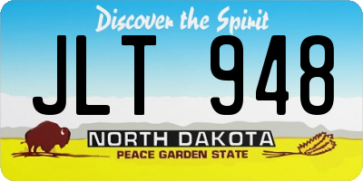 ND license plate JLT948