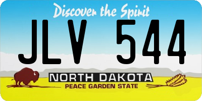 ND license plate JLV544