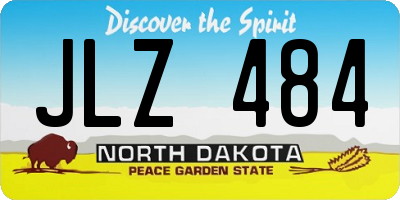 ND license plate JLZ484