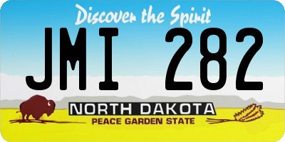 ND license plate JMI282