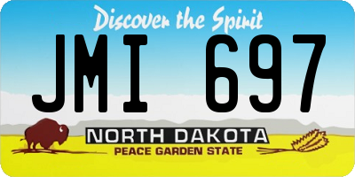 ND license plate JMI697