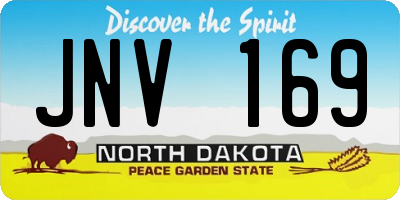 ND license plate JNV169