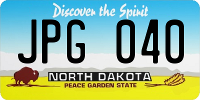 ND license plate JPG040