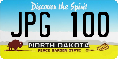 ND license plate JPG100