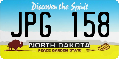 ND license plate JPG158