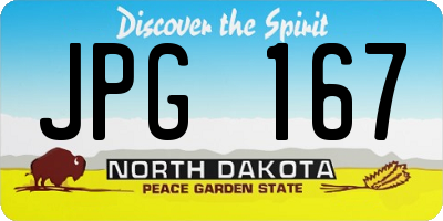 ND license plate JPG167