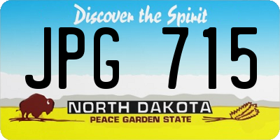 ND license plate JPG715
