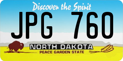 ND license plate JPG760