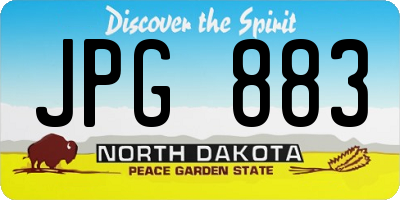 ND license plate JPG883