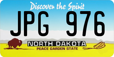 ND license plate JPG976