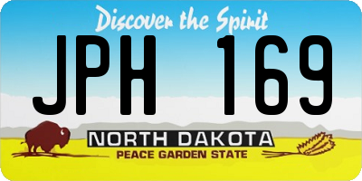 ND license plate JPH169