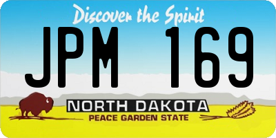 ND license plate JPM169