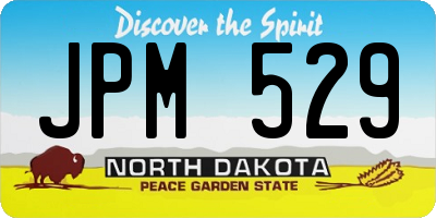 ND license plate JPM529