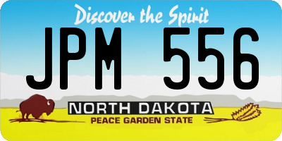 ND license plate JPM556