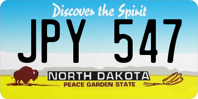 ND license plate JPY547