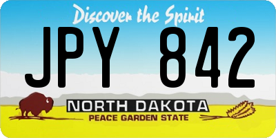 ND license plate JPY842