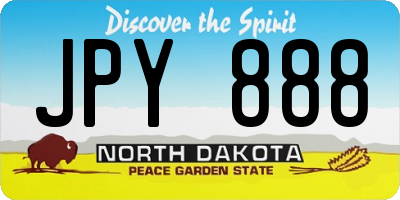 ND license plate JPY888