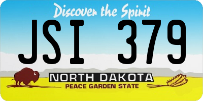 ND license plate JSI379