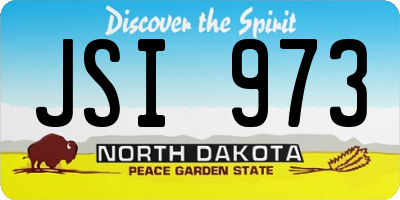 ND license plate JSI973