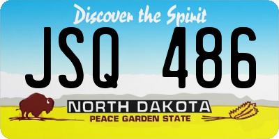 ND license plate JSQ486