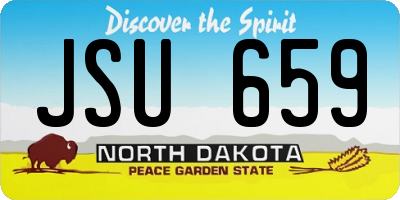ND license plate JSU659