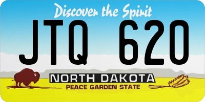 ND license plate JTQ620
