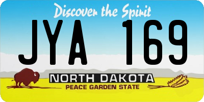 ND license plate JYA169