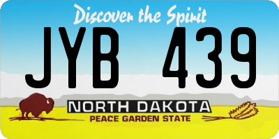 ND license plate JYB439