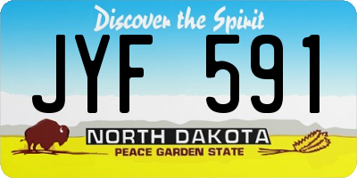 ND license plate JYF591