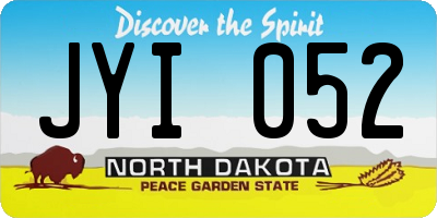 ND license plate JYI052