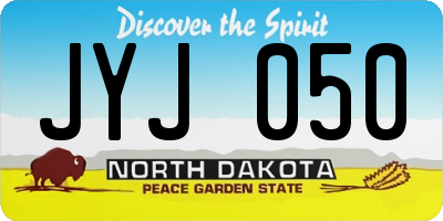 ND license plate JYJ050