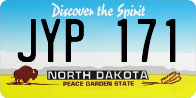 ND license plate JYP171