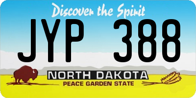 ND license plate JYP388