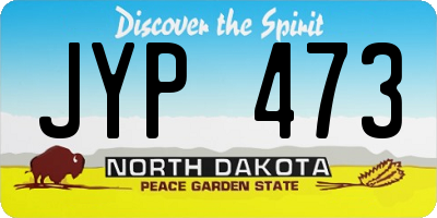 ND license plate JYP473
