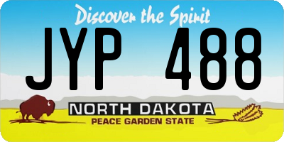 ND license plate JYP488